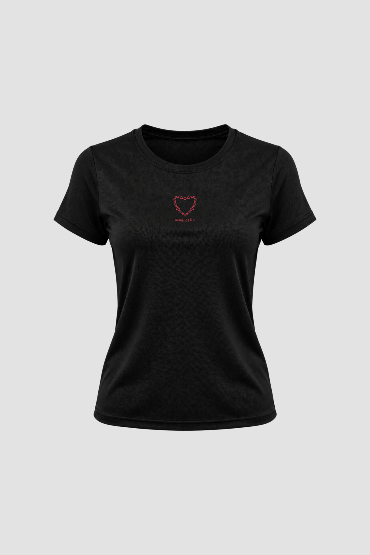 Camiseta Dry Fit Feminina - Preto - Romanos