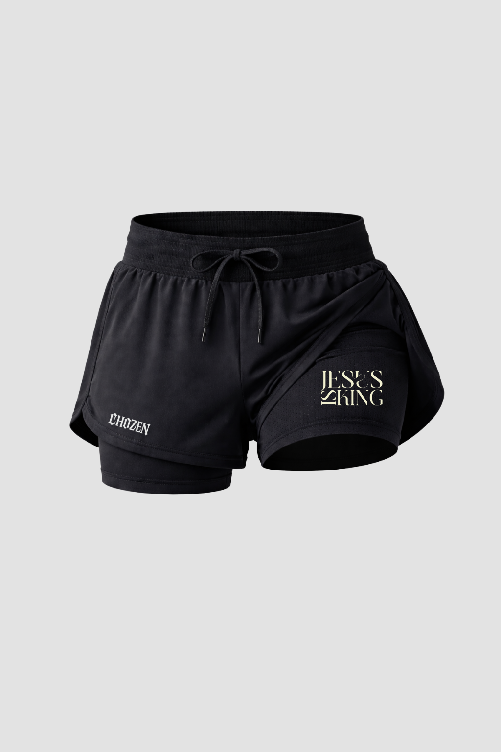 Short Feminino 2 em 1 - Jesus is King