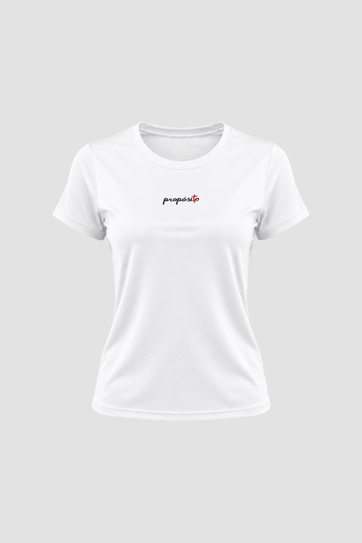 Camiseta Dry Fit Feminina - Branco - Propósito