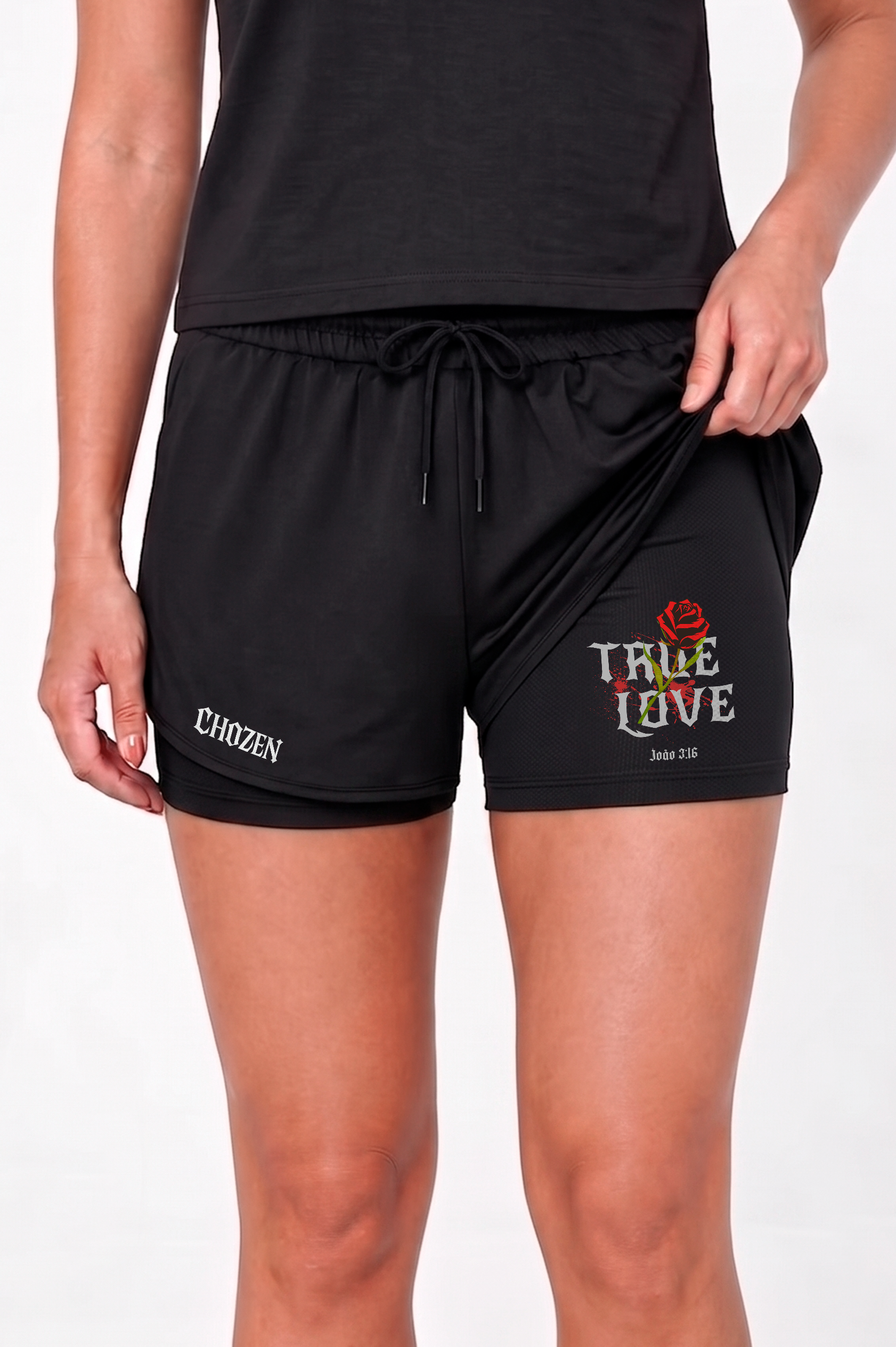 Short Feminino 2 em 1 - True Love